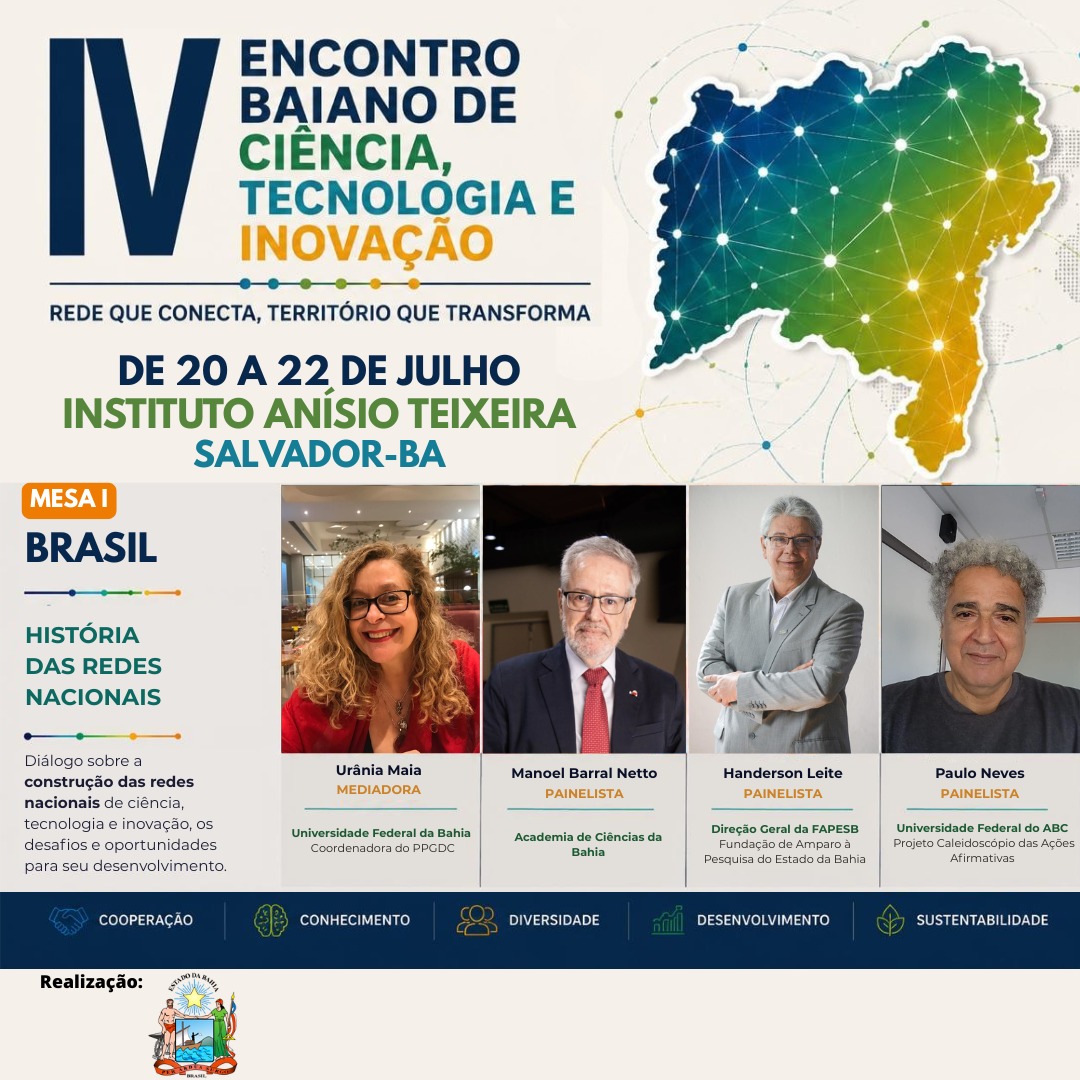 Imagem de divulgação 3 – IV Encontro Baiano de CT&I 2026